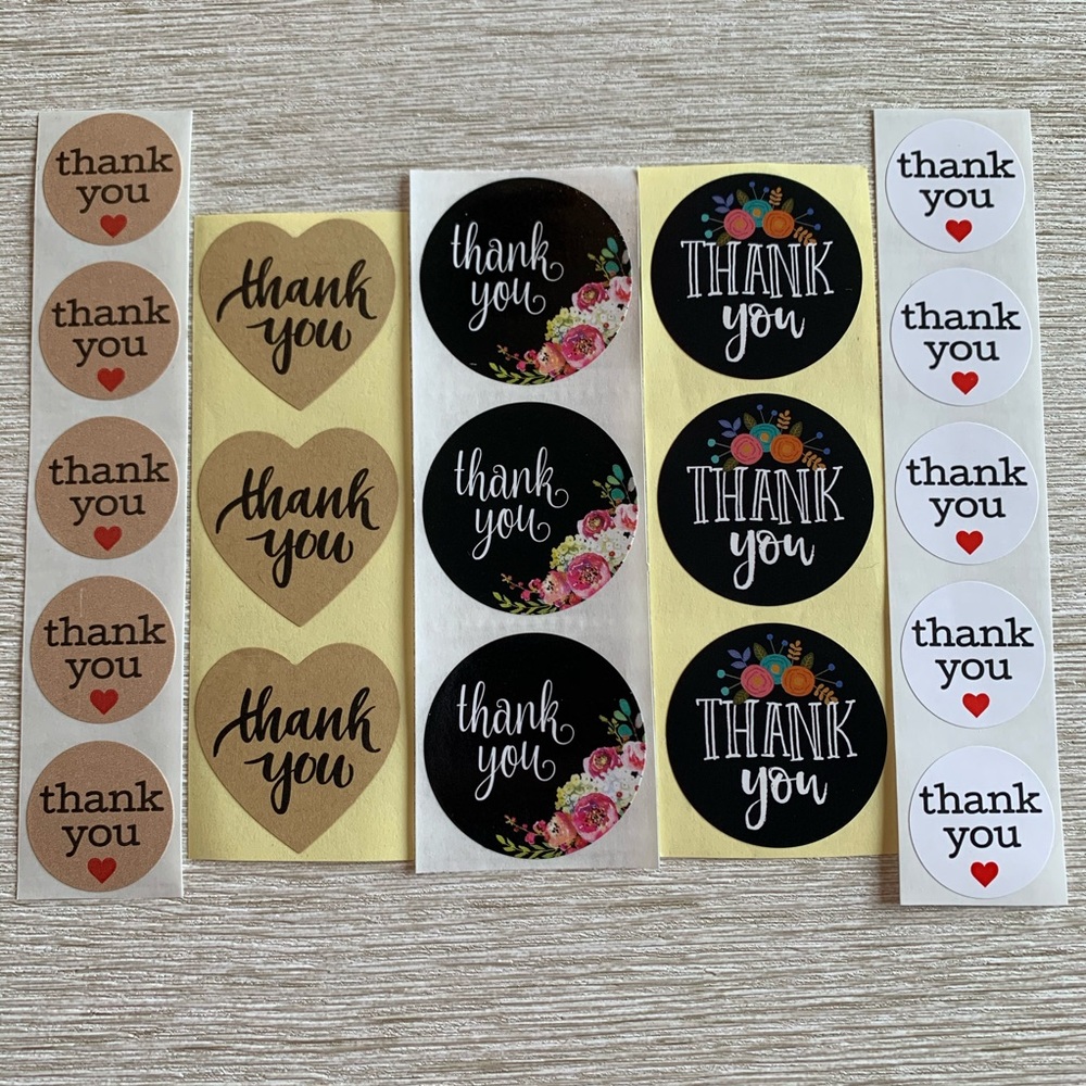 300 - Thank You Stickers